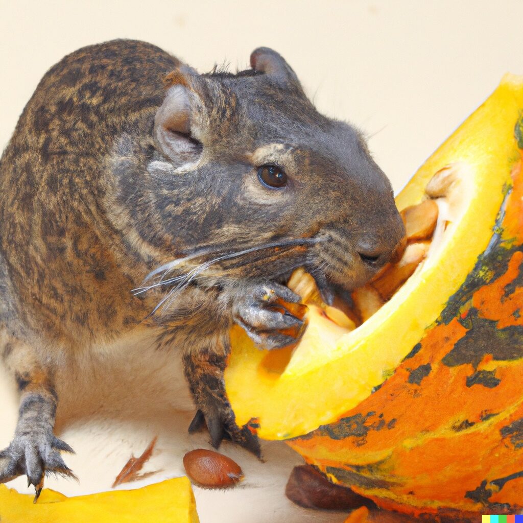 can degu eat pumpkin?