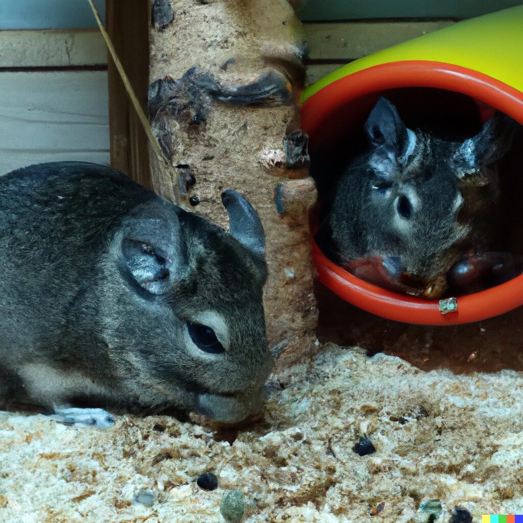 can degus eat chinchillas food?