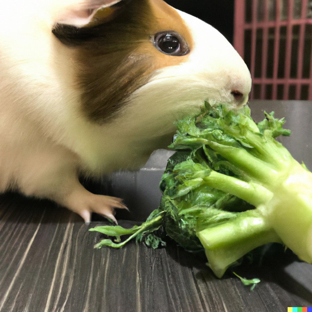 a can guinea pigs eat broccoli?