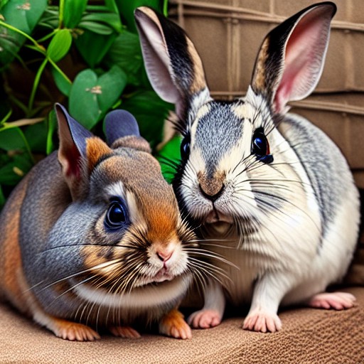 can degus and rabbits live together?