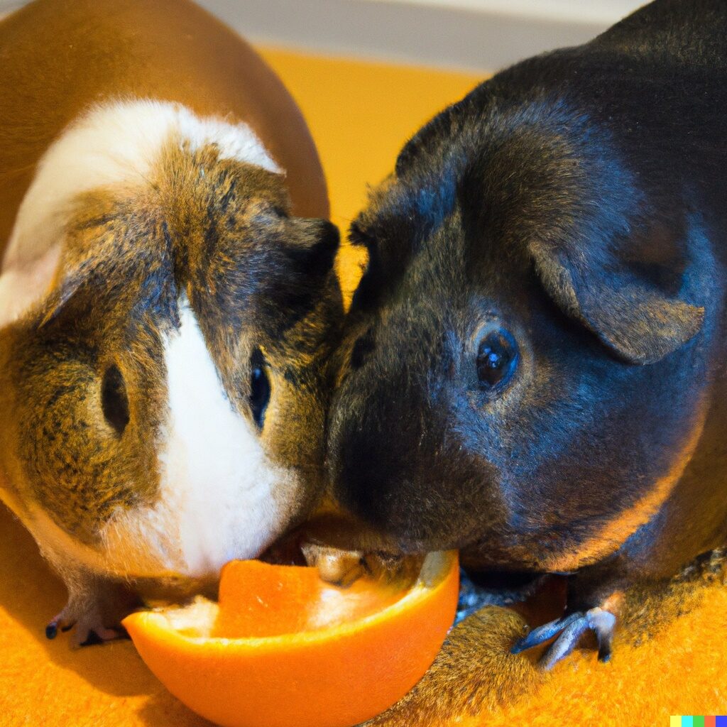 can guinea pigs eat oranges?