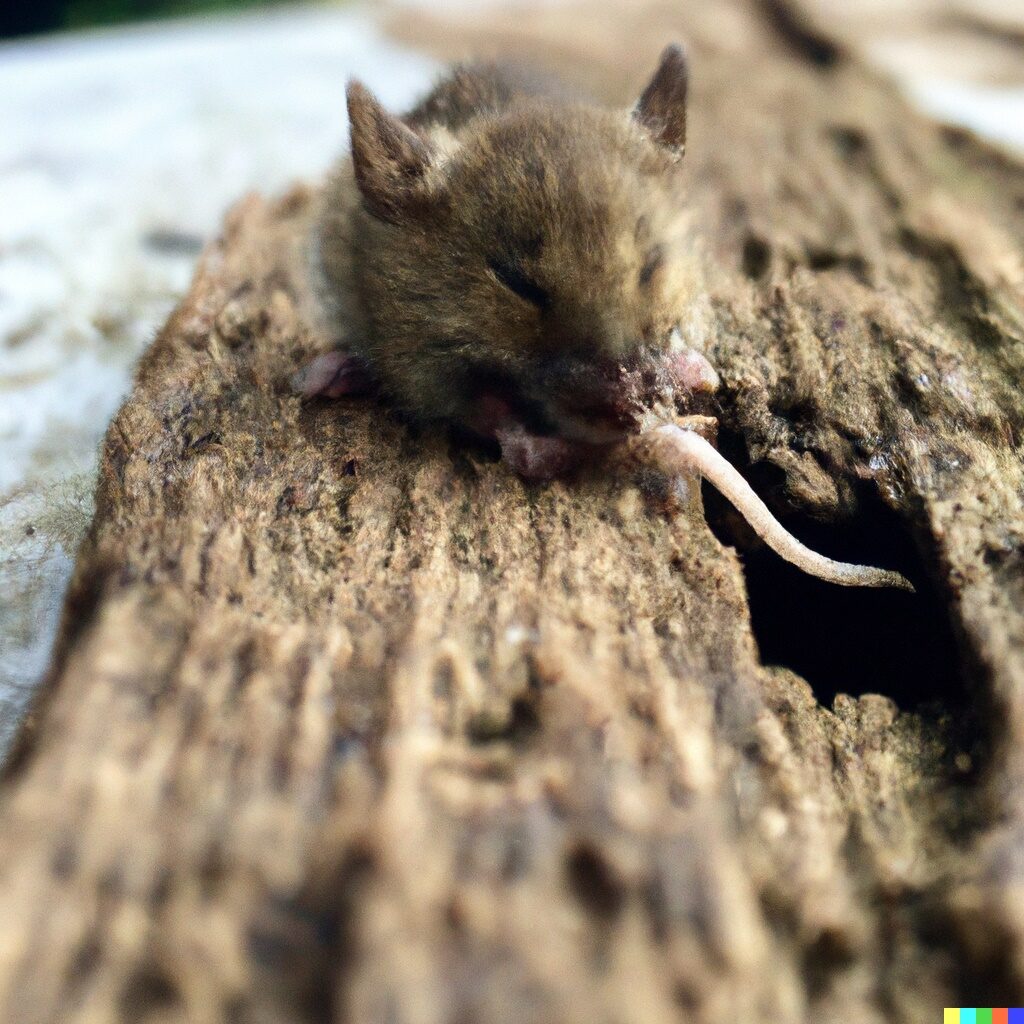 can mice eat wood?